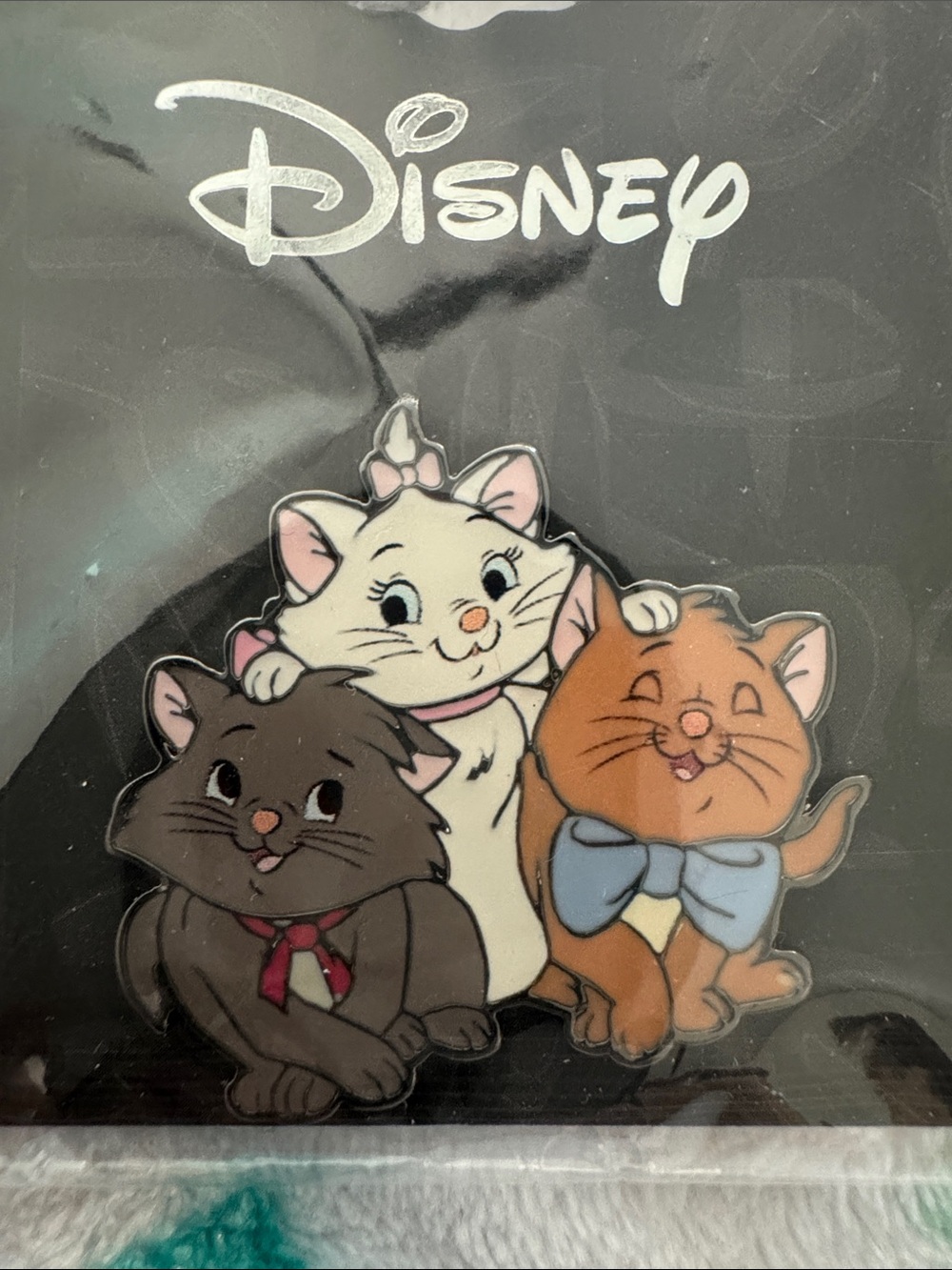 Disney Aristocats Trio Pin - White, Brown & Orange Kitties